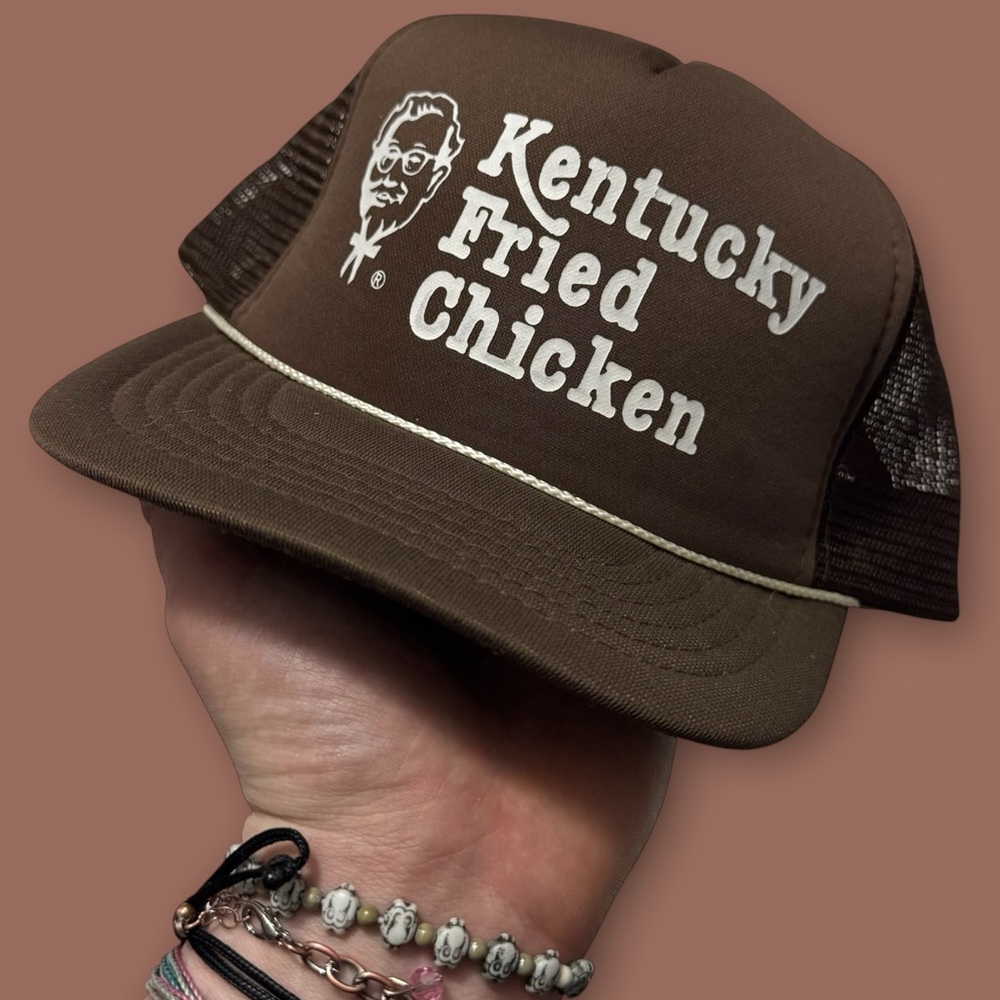Vintage KFC Brown Trucker SnapBack